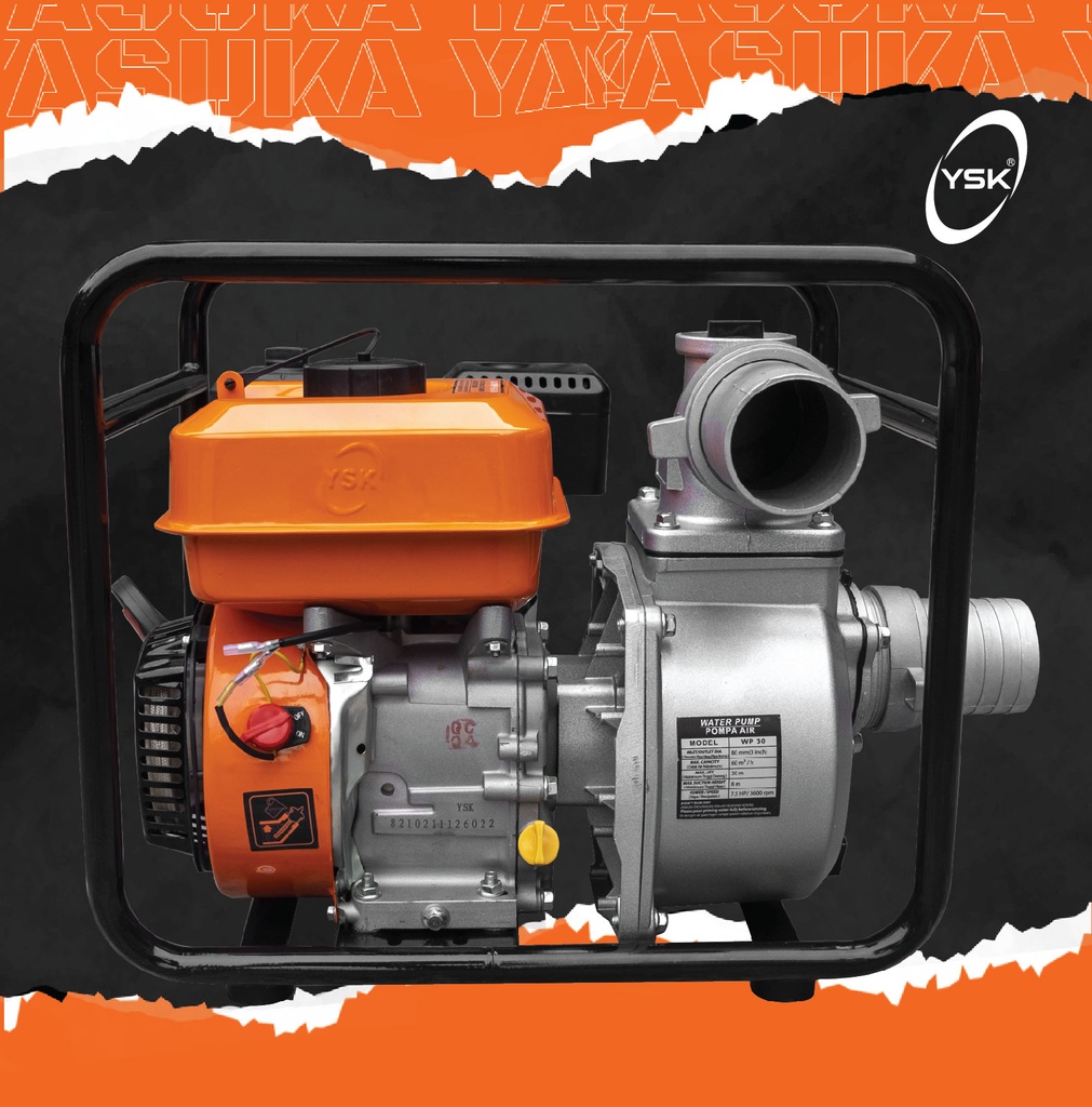 WATER PUMP ORANGE COLOR