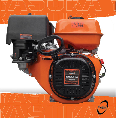 GASOLINE ENGINE ORANGE COLOR