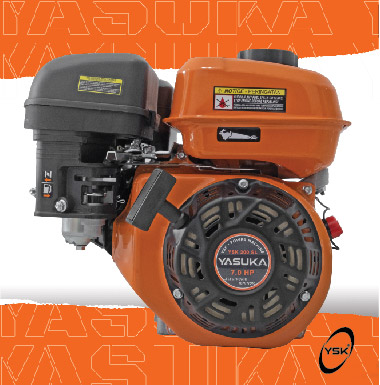 GASOLINE ENGINE ORANGE COLOR