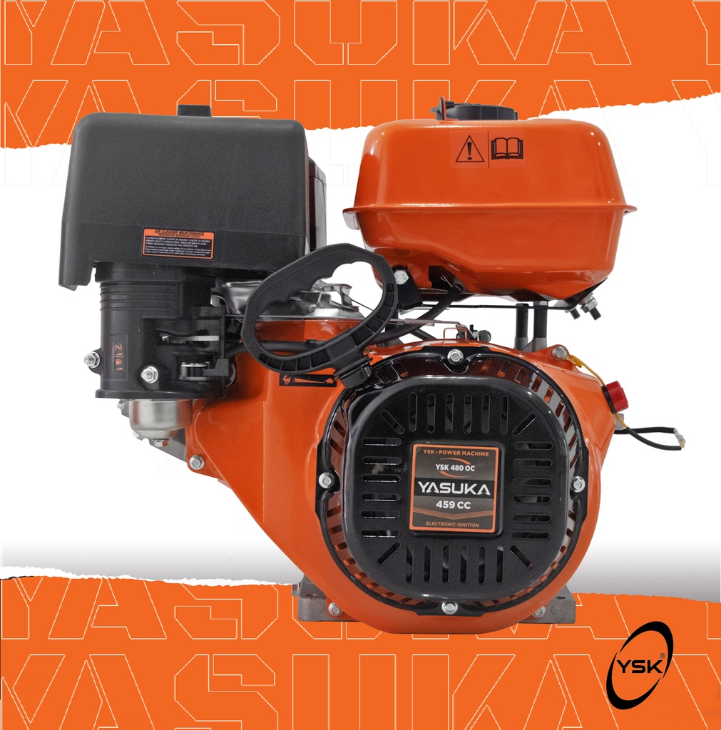 GASOLINE ENGINE ORANGE COLOR